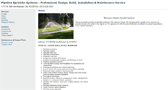 Desktop Screenshot of pipelinesprinklers.com